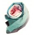 Shaded Spring Print Turquoise Pink & Violet Scarf